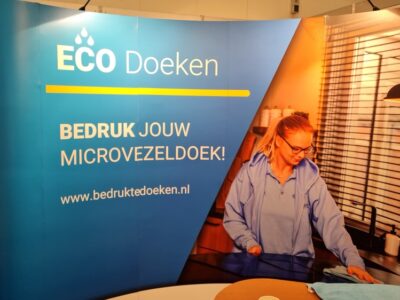 Microvezeldoeken van Ecodoeken op de Schoonmaak Vakdagen